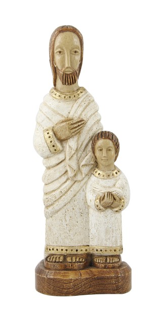 Figurka św. Józefa z Jezusem (1)
