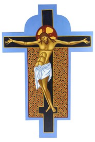 Ikona pisana ręcznie - Krzyż Święty